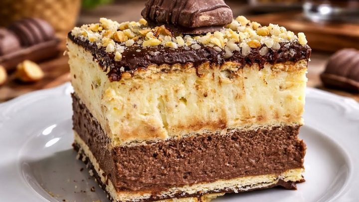 Nepečené Kinder bueno řezy s Nutellou