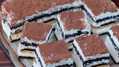 Nepečený dezert s vaječným likérem