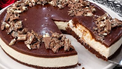 Nepečený mascarpone dort s čokoládou