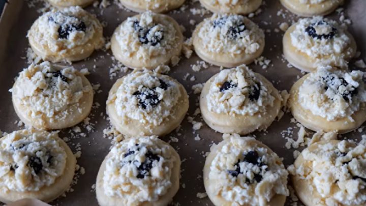 Koláčky s makovou a tvarohovou náplní