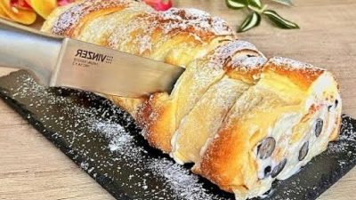 Palačinková roláda s mascarpone krémem