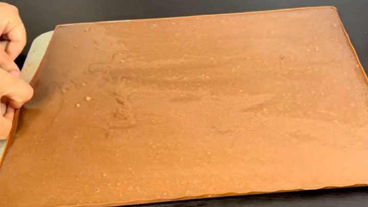 Kakaové řezy s čokoládovou ganache