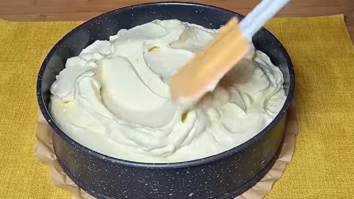 Pečený cheesecake s čokoládovou polevou
