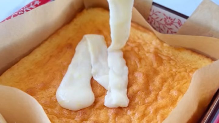 Rychlý koláč s citrónovou polevou