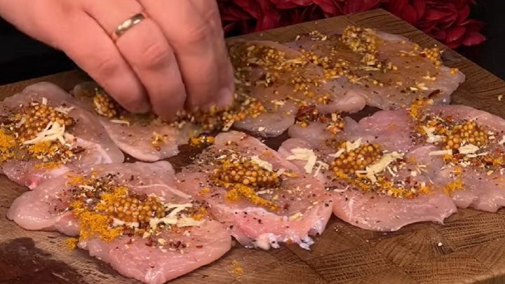 Kuřecí plněné miniroládky z trouby