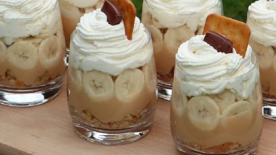 Rychlé karamelové poháry do skla