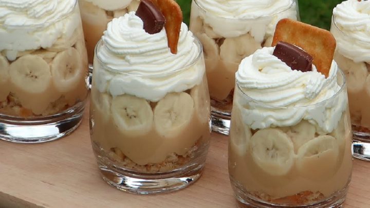 Rychlé karamelové poháry do skla