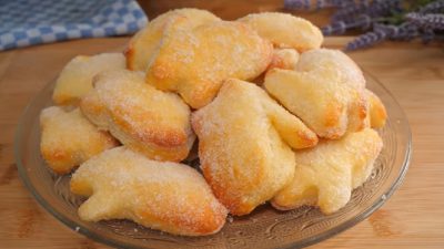 Rychlí zajíčci z tvarohového těsta