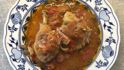 Španělské kuře pečené na zelenině