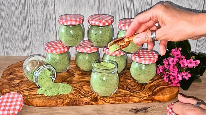 Sůl z medvědího česneku bez sušení v troubě