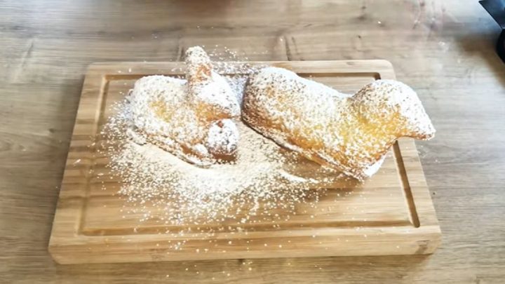 Velikonoční beránek s vaječným likérem