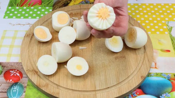 Velikonoční kuřátka z vajec s křenem