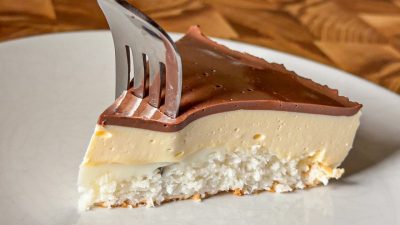 Dietní dort s kokosem a tvarohovou náplní