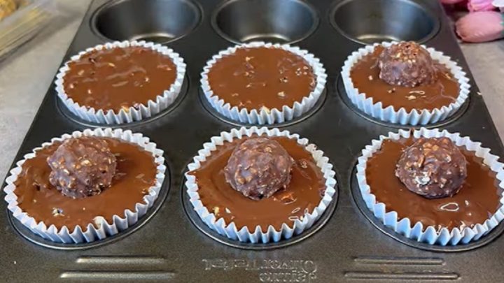 Mini dortíky Ferrero Rocher s Nutellou