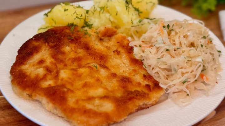 Vepřové hořčicové řízky v trojobalu