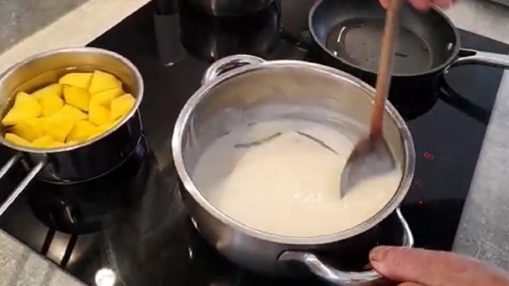 Rychlé fazolky na kyselo se smetanou