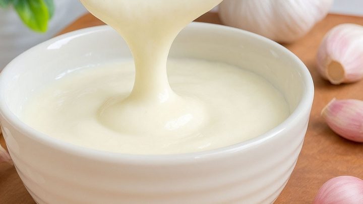 Jednoduchá česneková omáčka