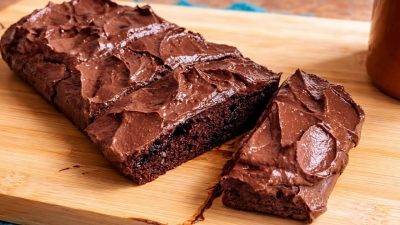 Kakaový chlebíček z ovesných vloček