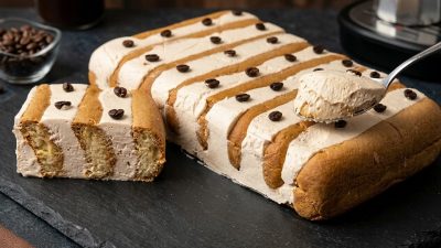 Kávové řezy bez pečení s mascarpone
