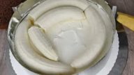 Banánový dort s mascarpone krémem