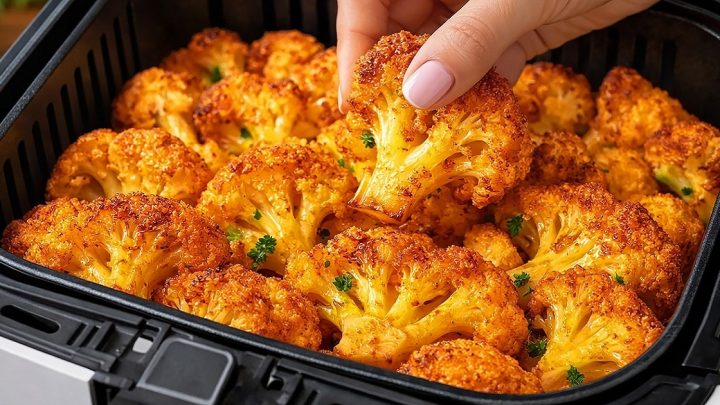 Květák v těstíčku z horkovzdušné fritézy