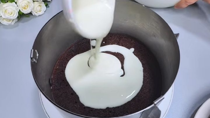 Lívancový dort s kondenzovaným mlékem