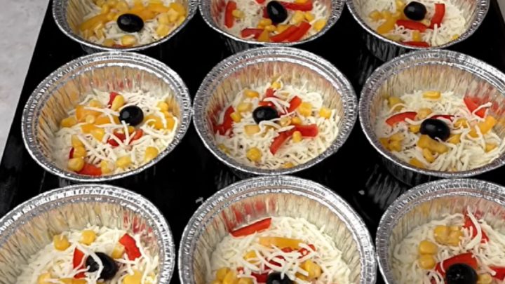 Rychlé domácí minipizzy se zeleninou