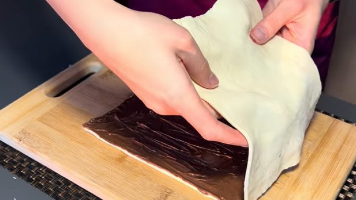 Nutellové motance z listového těsta