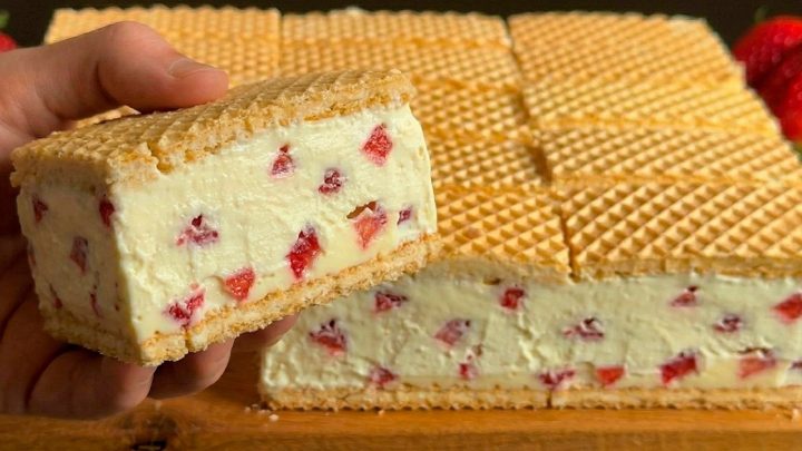 Oplatková zmrzlina s kondenzovaným krémem