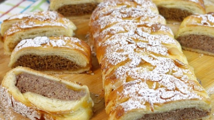 Ořechový závin s marmeládou a vanilkou