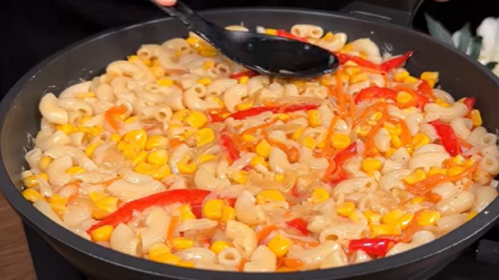 Zapečené těstoviny se zeleninou