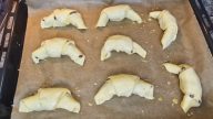 Rychlé croissanty s pudingovou náplní