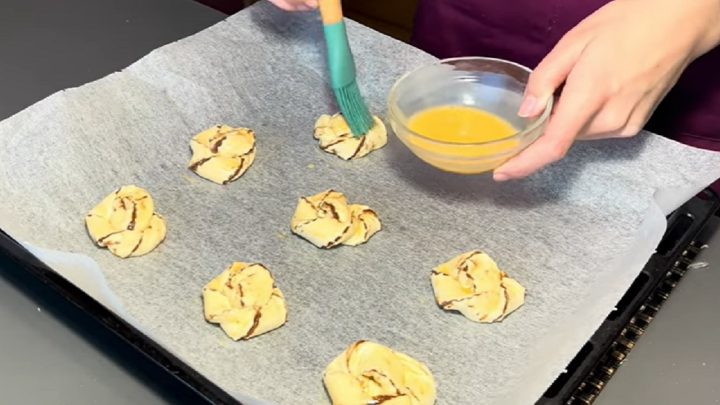 Nutellové motance z listového těsta