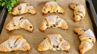 Rychlé croissanty s pudingovou náplní