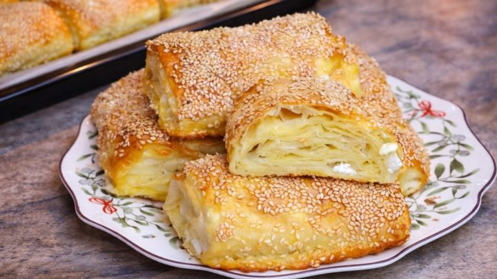 Rychlé houstičky z Filo těsta se sezamem