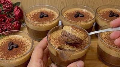 Rychlé kávové poháry bez želatiny