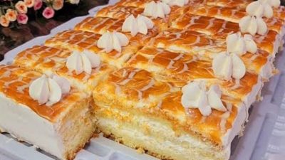 Salko řezy s karamelovou polevou