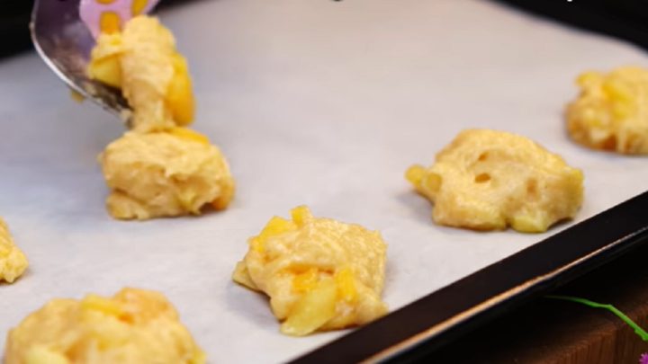 Vláčné jablečné sušenky se skořicí