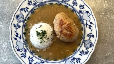 Vepřový závitek plněný mletým masem