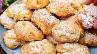 Vláčné jablečné sušenky se skořicí