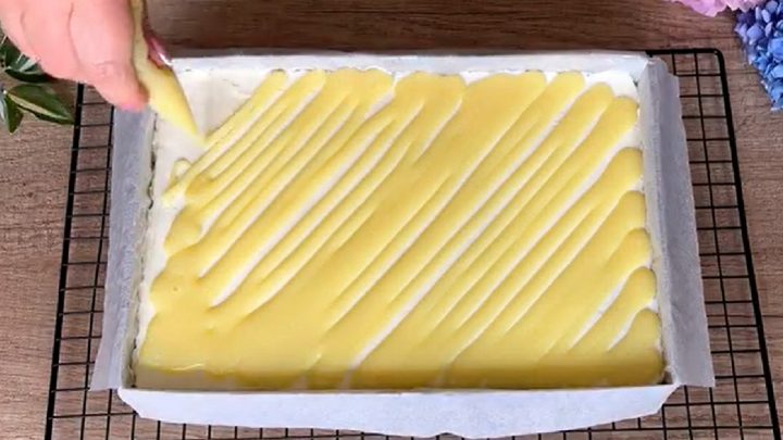 Borůvkový koláč s tvarohovou náplní