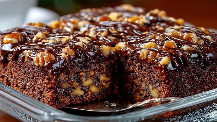 Zdravý koláč z ovesných vloček a banánu