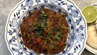 Fazole po mexicku s paprikou a chilli