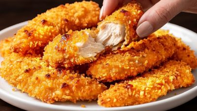 Kuřecí stripsy z horkovzdušné fritézy