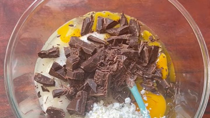 Rychlý stracciatella koláč s jen z 5 surovin