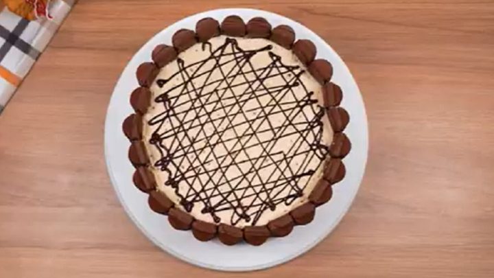 Nepečený Kinder bueno dort s vanilkou