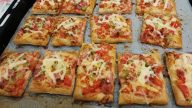 Rychlé pizza chlebíčky z listového těsta