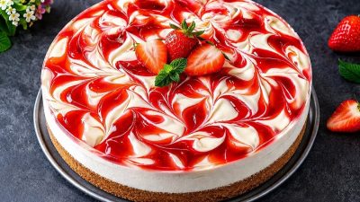 Citrónový dort s mascarpone krémem