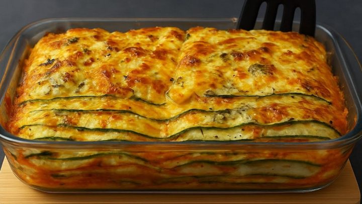 Cuketové lasagne s mletým masem