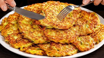 Cuketové placky z horkovzdušné fritézy